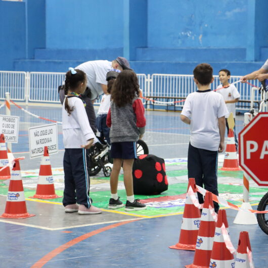 Alunos da Escola Gardelin participam do projeto SP Mirim como programação do Maio Amarelo