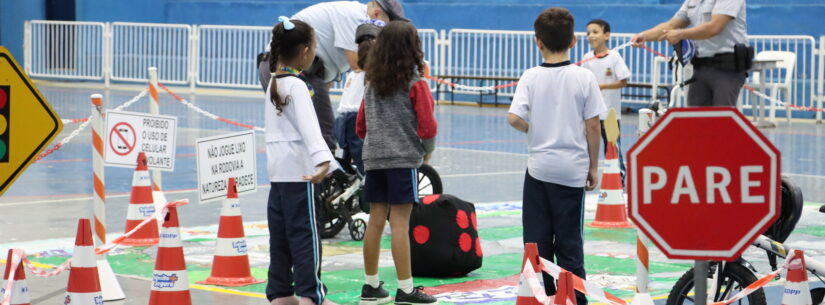 Alunos da Escola Gardelin participam do projeto SP Mirim como programação do Maio Amarelo