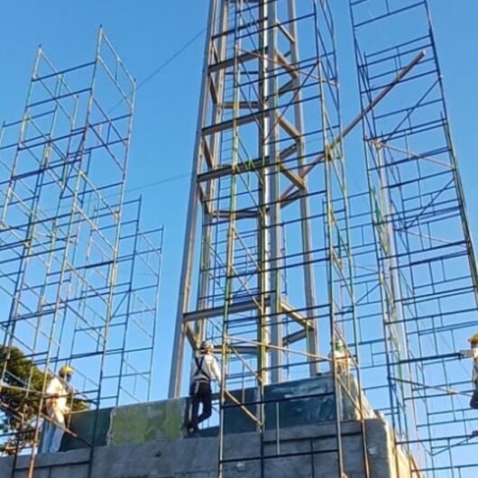 Por medidas de segurança, Prefeitura fecha acesso total ao Morro Santo Antônio para instalação de nova imagem