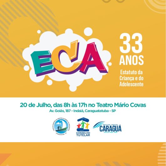 Prefeitura e CMDCA promovem dia 20 de julho o Fórum em Comemoração aos 33 anos do ECA