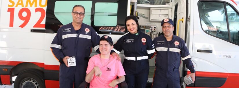 Paciente agradece agilidade do SAMU de Caraguatatuba após recuperação de quadro irreversível Paciente agradece agilidade do SAMU de Caraguatatuba após recuperação de quadro irreversível