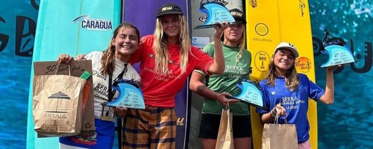 Atleta de Caraguatatuba é vice-campeã na 2ª etapa do Circuito Brasileiro de Surf Longboard Atleta de Caraguatatuba é vice-campeã na 2ª etapa do Circuito Brasileiro de Surf Longboard