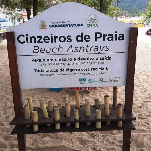 Prefeitura de Caraguatatuba reforça uso dos PEV’s para descarte correto de bitucas de cigarro