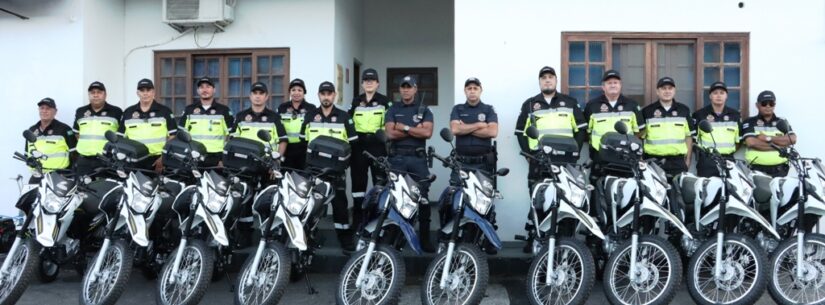 Fiscalização de trânsito e Guarda Civil Municipal ganham novas motos 0km