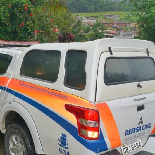 Mesmo sem ocorrências, Defesa Civil de Caraguatatuba monitora áreas por conta das chuvas