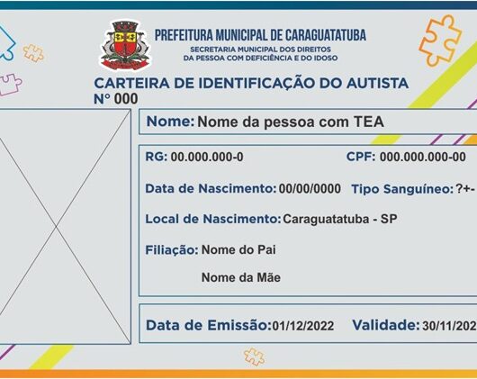 Prefeitura disponibiliza serviço e já emitiu mais de 130 carteiras de pessoas com espectro autista