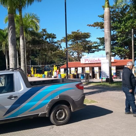 Prefeitura notifica quiosques para manterem espaços limpos