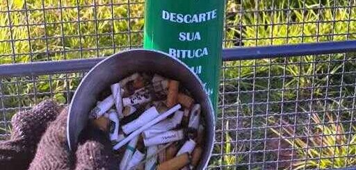 Mais de 7,5 mil bitucas de cigarro são coletadas em Caraguatatuba em junho