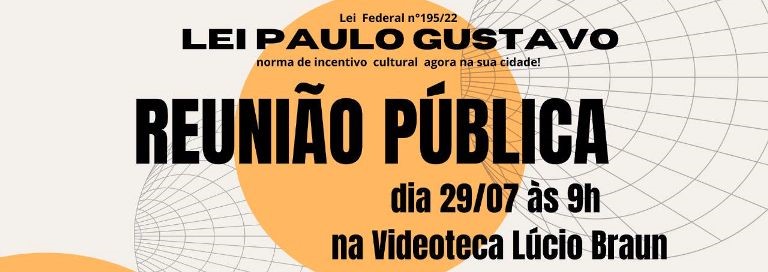 Fundacc realiza reunião pública e lança página de transparência da Lei Paulo Gustavo