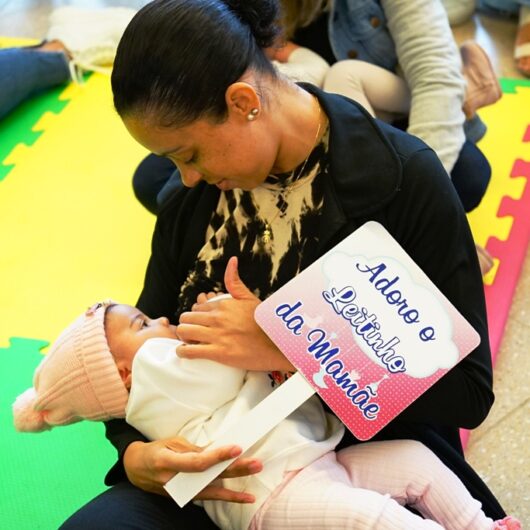 ‘Hora do Mamaço’ de incentivo ao aleitamento materno altera local e será no Serramar Shopping