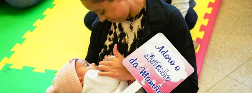 ‘Hora do Mamaço’ de incentivo ao aleitamento materno altera local e será no Serramar Shopping