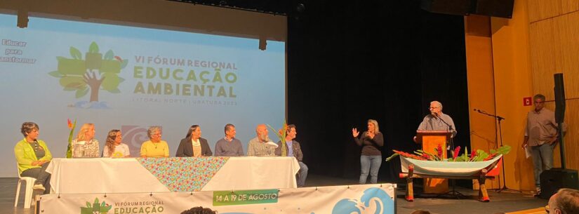 Prefeitura de Caraguatatuba marca presença no VI Fórum de Educação Ambiental do Litoral Norte