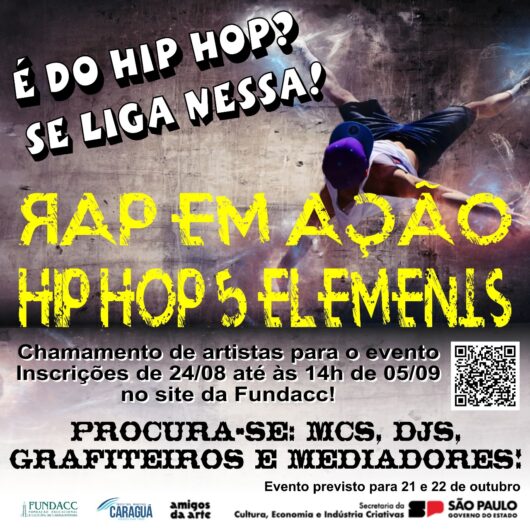 Fundacc abre inscrições para o “Hip Hop Five Elements”