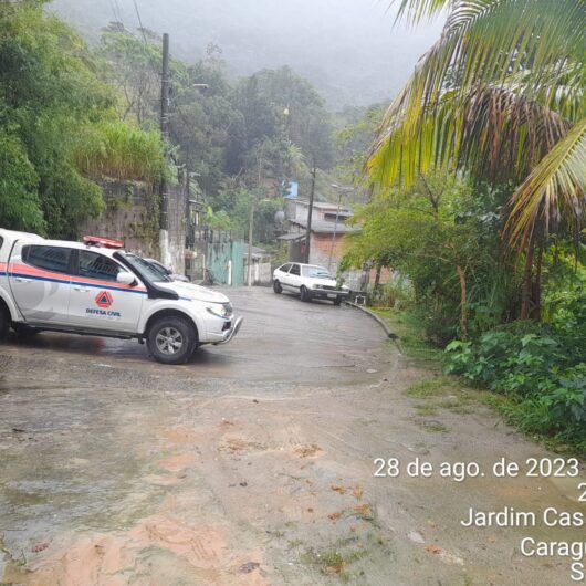 Defesa Civil de Caraguatatuba segue com vistorias e orientações nas áreas de risco do município