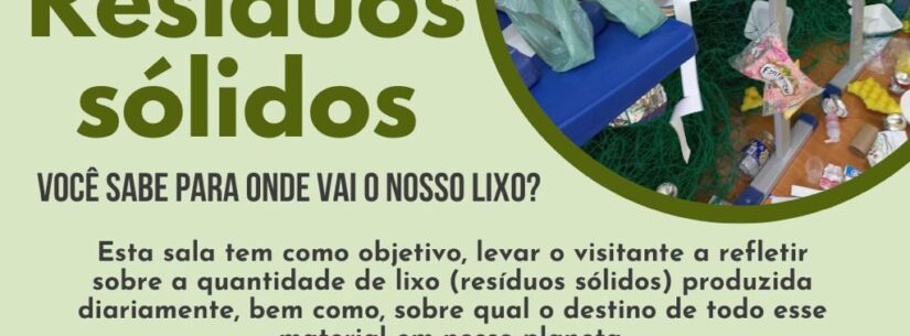 Parque Natural Municipal Juqueriquerê recebe exposição educativa sobre resíduos sólidos