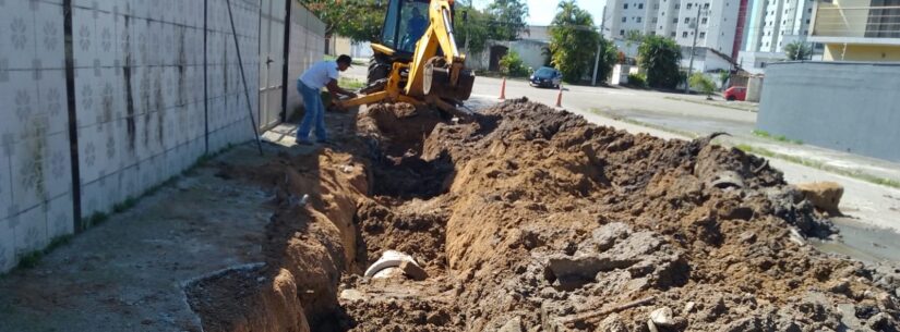 Prefeitura melhora sistema de drenagem na rua Timbiras, da Martim de Sá
