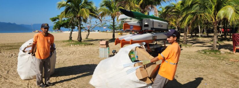 Prefeitura de Caraguatatuba coleta 267kg de materiais recicláveis durante Aloha Spirit