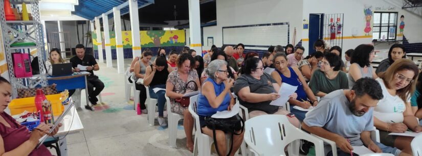 Mais de 40 servidores de escola do Massaguaçu recebem noções de ética no serviço público