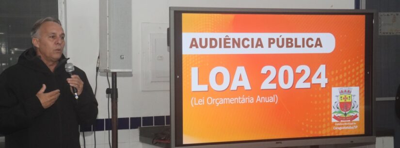 Audiência eletrônica da LOA 2024 de Caraguatatuba recebe sugestões online até segunda-feira