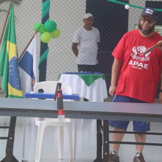 Caraguatatuba sedia Festival de Tênis de Mesa das APAE