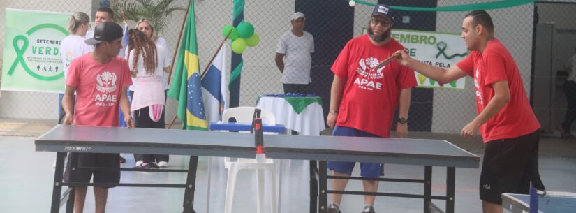 Caraguatatuba sedia Festival de Tênis de Mesa das APAE