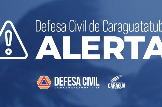 Defesa Civil de Caraguatatuba alerta para pancadas de chuva entre sábado (28) e segunda-feira(29)