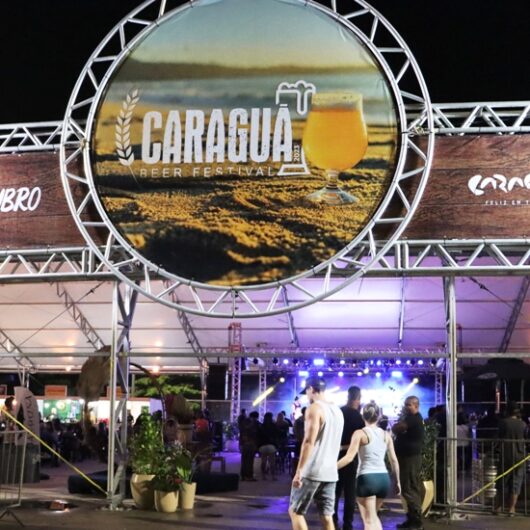 6º Caraguá Beer Festival segue até domingo com diversas atrações na Praça da Cultura