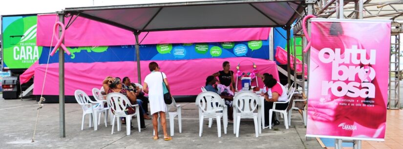Carreta da Saúde realiza exames de prevenção no Centro de Caraguatatuba