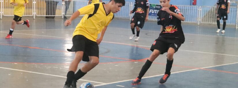 Prefeitura segue com jogos do Campeonato Municipal de Futsal Séries Ouro e Prata e divulga resultados