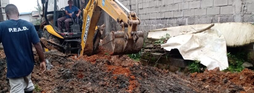 Prefeitura instala sistema de drenagem em travessa do Morro do Algodão para evitar alagamentos