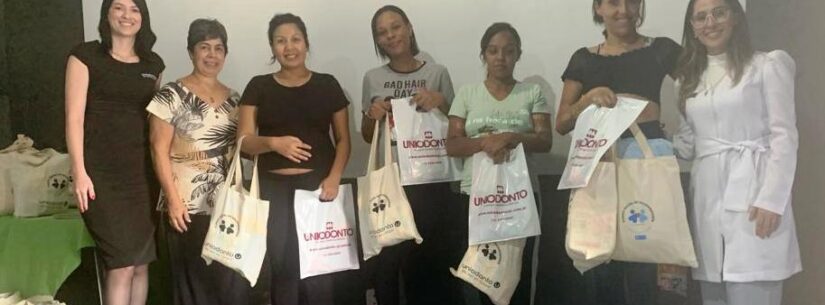 Caraguatatuba atende 70 gestantes em projeto do Fundo Social e firma nova parceria com a Uniodonto