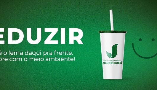 Prefeitura de Caraguatatuba lança copos personalizados com logomarca do Parque Juqueriquerê