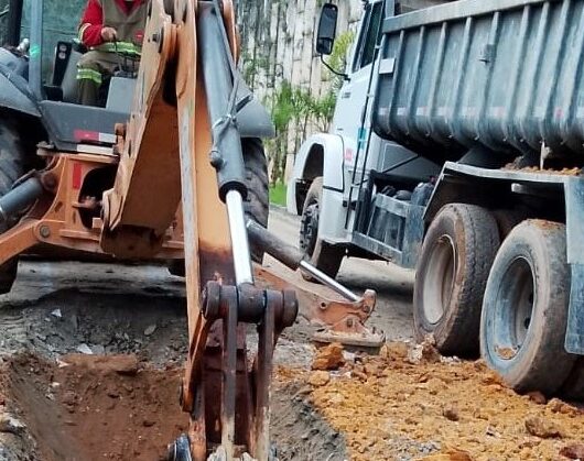 Balneário Golfinhos, Terralão e Jaraguazinho recebem obras de rede de esgoto