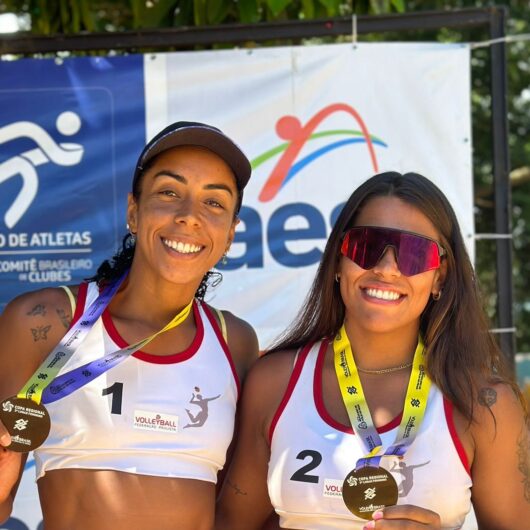 Dupla de Caraguatatuba conquista pódio inédito no Circuito Brasileiro Copa Regional