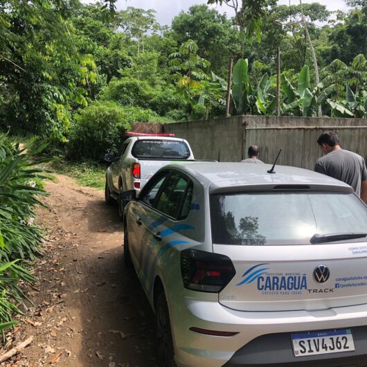 Prefeitura de Caraguatatuba e Polícia Militar Ambiental realizam ação na Mococa