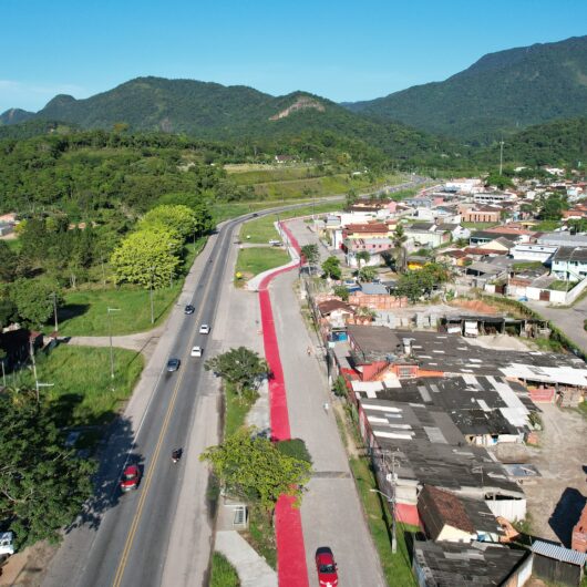 Prefeitura de Caraguatatuba finaliza obras de revitalização da ciclovia do Jetuba