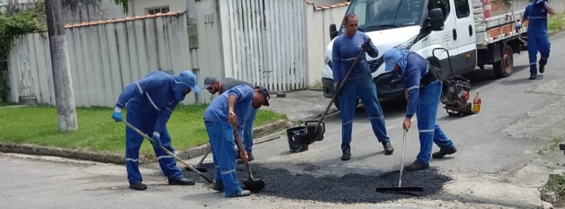 Prefeitura de Caraguatatuba executa mais 5,7 mil serviços de tapa-buracos em toda cidade em 2023