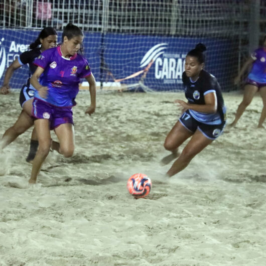 Começam os jogos do Campeonato Municipal de Beach Soccer em Caraguatatuba