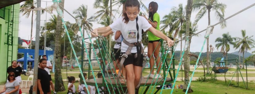 Espaço Aventura é opção de lazer gratuito para família aos finais de semana