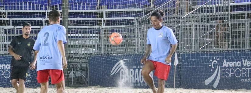 Jogos de Beach Soccer são atrações da noite na Arena Verão Esportiva