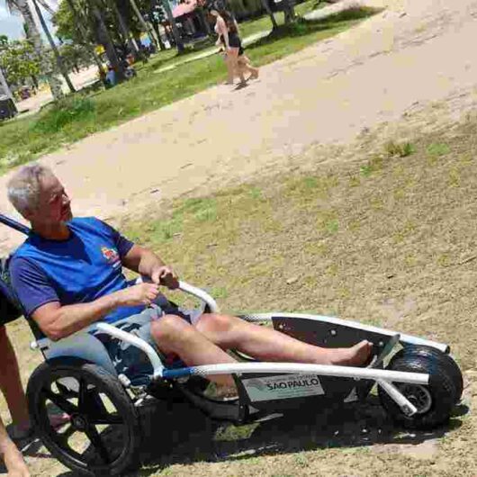 Programa Praia Acessível não funcionará neste domingo devido à prova do concurso público