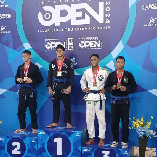 Atletas de Caraguatatuba conquistam medalhas de bronze no Rio Summer Internacional de Jiu Jitsu