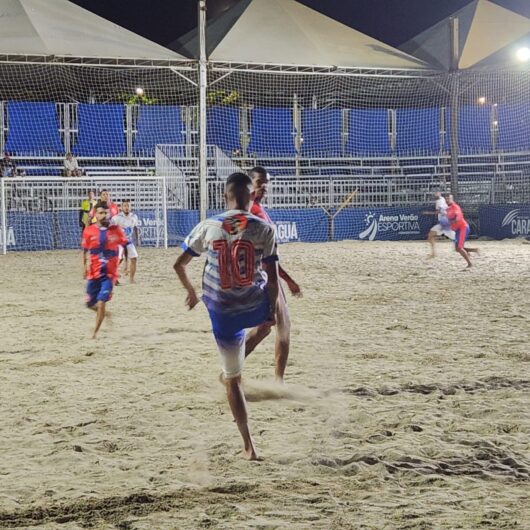 Segundo dia do Municipal de Beach Soccer agita Arena Verão Esportiva no Indaiá