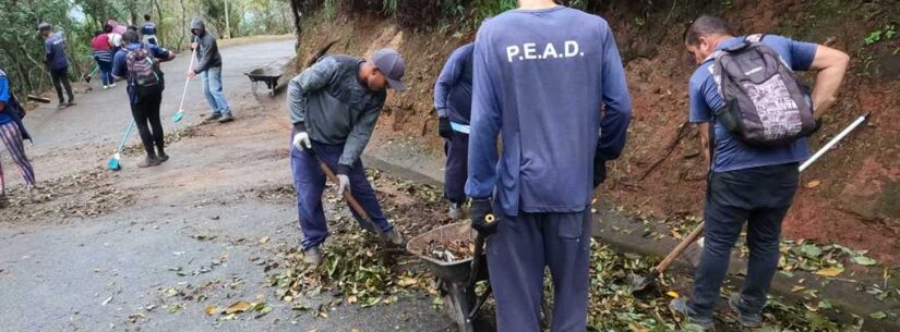 Prefeitura de Caraguatatuba chama mais bolsistas do PEAD para reforço na limpeza pública