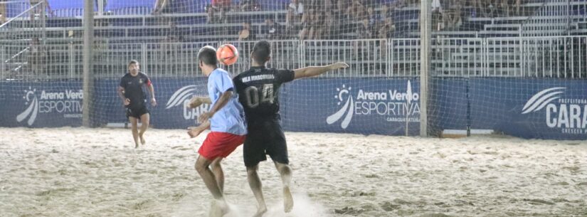 Times disputam semifinal do Municipal de Beach Soccer em Caraguatatuba