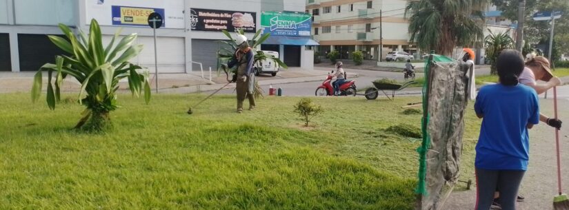 Bairros da região central recebem equipes de limpeza da Prefeitura de Caraguatatuba