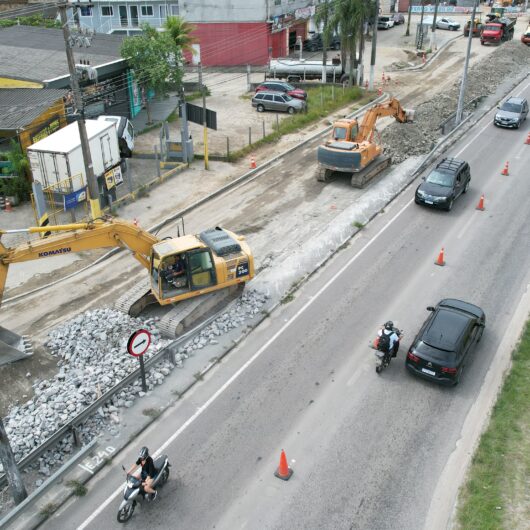 Obras na SP-55 serão retomadas na próxima semana