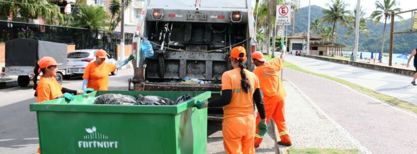 Prefeitura de Caraguatatuba monta esquema especial de coleta de lixo e limpeza de praias no Carnaval