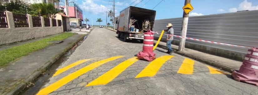 Prefeitura de Caraguatatuba instala e recupera uma centena de pontos de sinalização de trânsito em janeiro