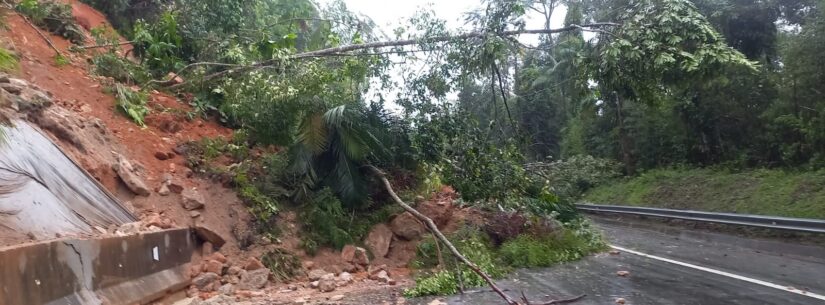 Serra Antiga da Tamoios tem registro de deslizamento de terra